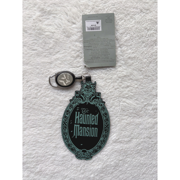 Disney Handbags - Disney Parks Haunted Mansion Retractable ID Holder Badge Reel Disneyland NWT